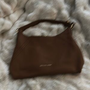Michael Kors Brown Leather Shoulder Bag